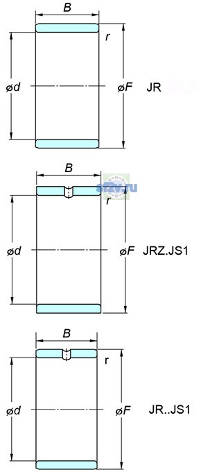 Фото подшипника JR55x65x30