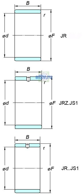 Фото подшипника JR5x8x12