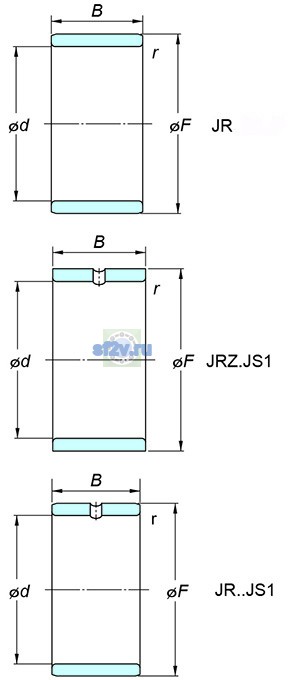 Фото подшипника JR5x8x8JS1