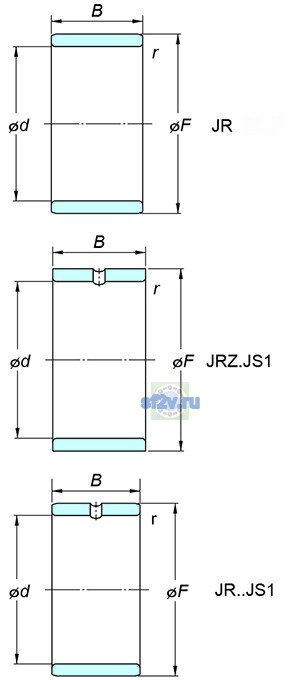 Фото подшипника JR60x70x25