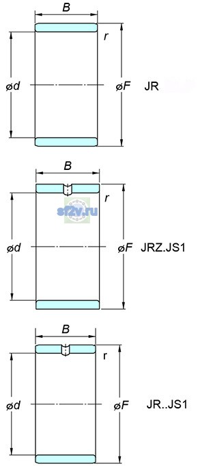 Фото подшипника JR60x70x60