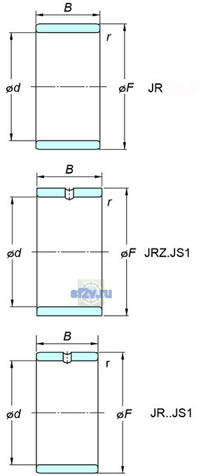 Фото подшипника JR70x80x35