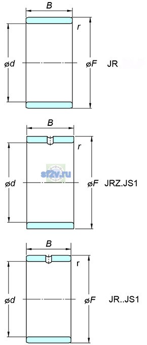 Фото подшипника JR70x80x60
