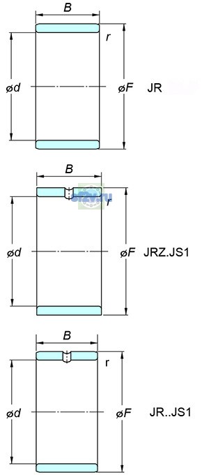Фото подшипника JR7x10x16