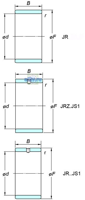 Фото подшипника JR80x90x30