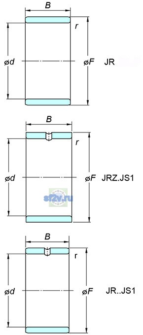 Фото подшипника JR85x95x26