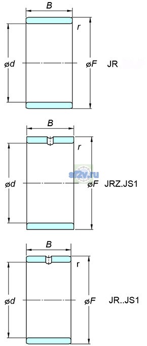 Фото подшипника JR8x12x10
