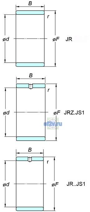 Фото подшипника JR8x12x10,5