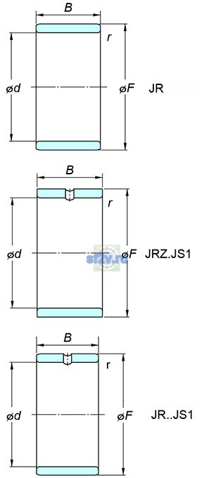 Фото подшипника JR8x12x12,5
