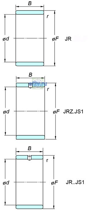 Фото подшипника JR90x100x36