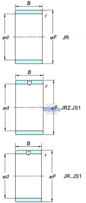 Фото подшипника JR90x105x35