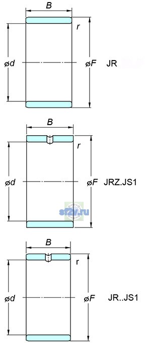 Фото подшипника JR90x105x63