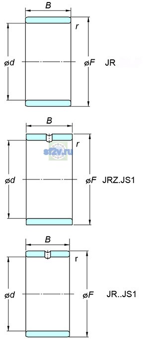Фото подшипника JR95x105x26