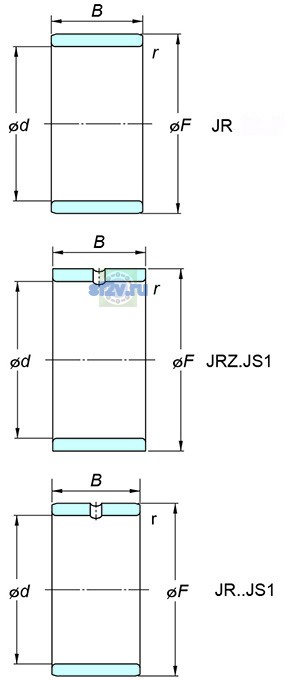 Фото подшипника JR95x105x36