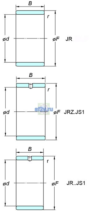 Фото подшипника JR9x12x12