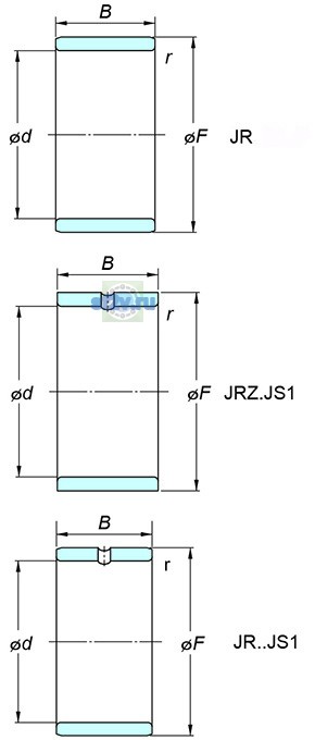 Фото подшипника JR9x12x16