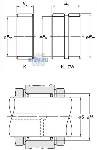 Фото подшипника K10X14X10H