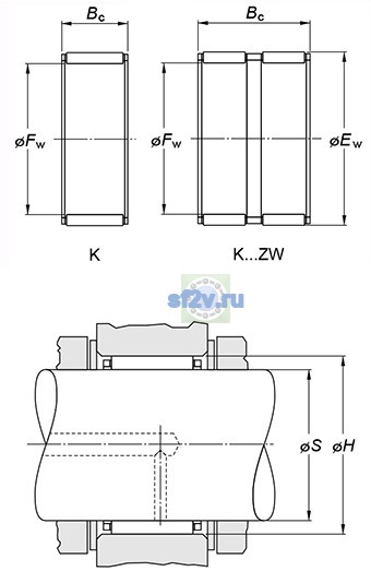 Фото подшипника K10X14X13H