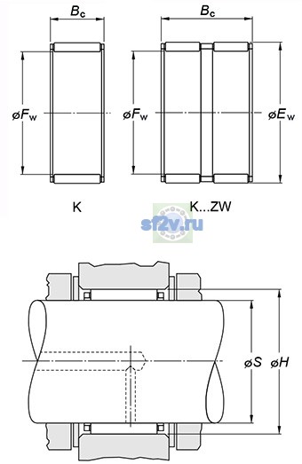 Фото подшипника K12X15X10H