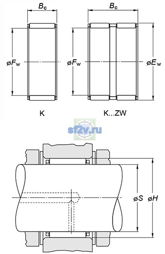 Фото подшипника K12X16X13H