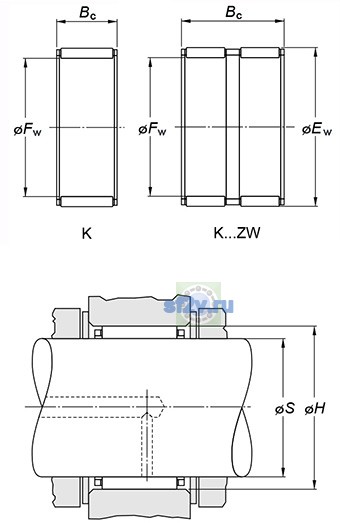 Фото подшипника K14X18X17H