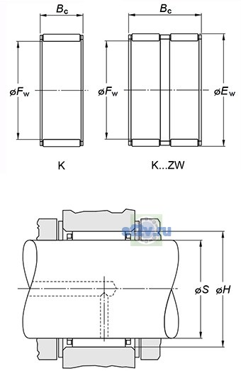 Фото подшипника K14X20X12