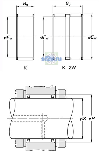 Фото подшипника K15X18X14TN