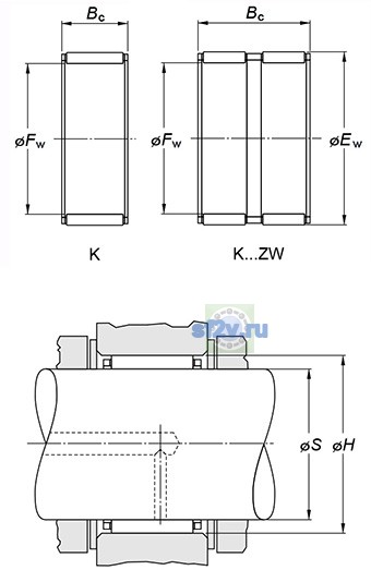 Фото подшипника K15X20X13H