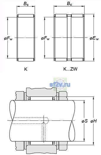 Фото подшипника K16X20X10H