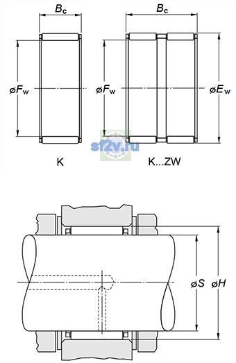 Фото подшипника K17X23X15F
