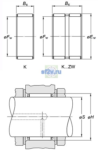 Фото подшипника K20X24X17H