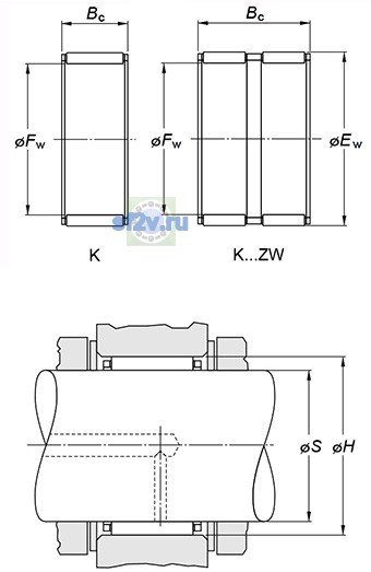 Фото подшипника K20X24X8F