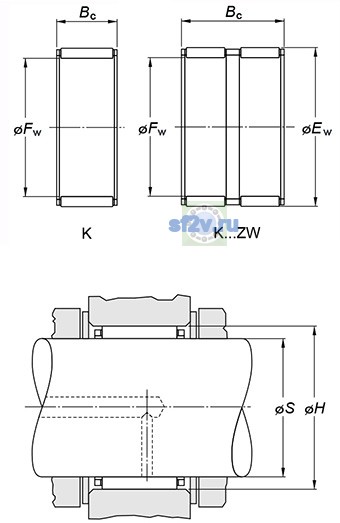 Фото подшипника K21X25X17H