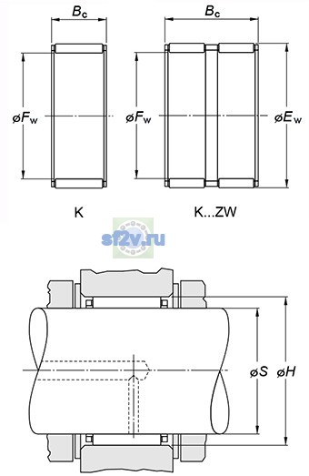 Фото подшипника K22X26X13H