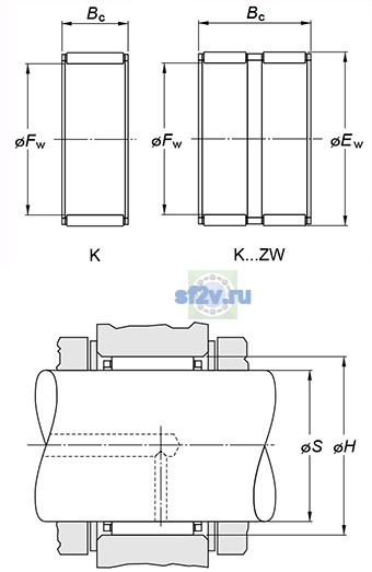 Фото подшипника K22X28X13