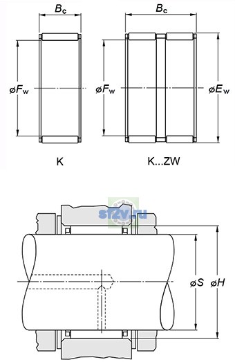 Фото подшипника K24X28X17H