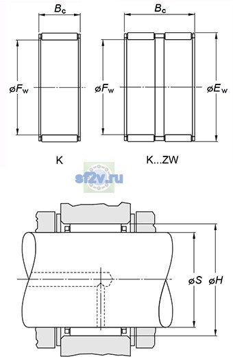 Фото подшипника K25X29X13H