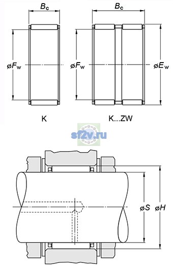 Фото подшипника K25X30X20H
