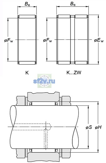 Фото подшипника K25X32X16