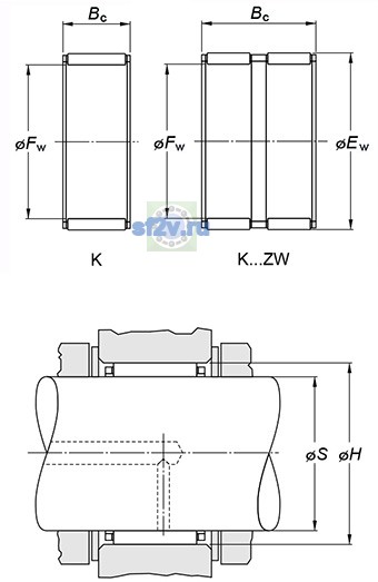 Фото подшипника K25X33X24H