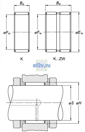 Фото подшипника K25X35X30H