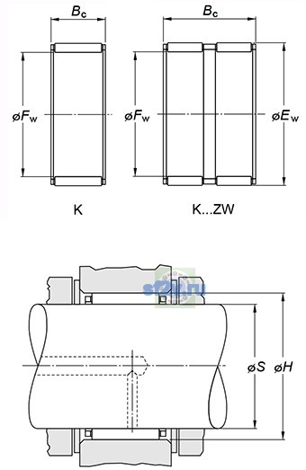 Фото подшипника K25X35X36H