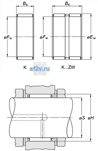 Фото подшипника K28X32X21F