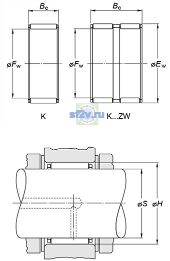 Фото подшипника K28X33X13F
