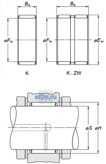 Фото подшипника K28X35X27H