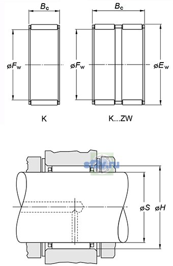 Фото подшипника K32X37X27