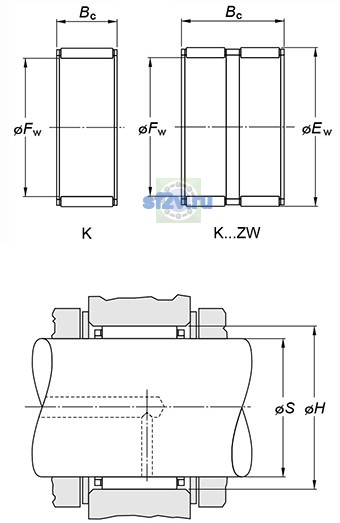 Фото подшипника K32X38X26H