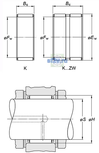 Фото подшипника K32X46X40H