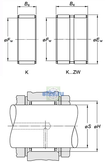 Фото подшипника K33X51X23H