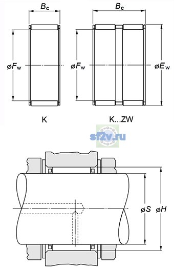 Фото подшипника K34X44X26FH